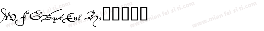 WF GBpc Eul H字体转换